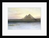 The Pyramids at Gizeh, 19th century by Edward Lear
