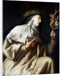 St Teresa of Avila before the Cross, c1621-1663 by Guido Cagnacci