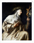 St Teresa of Avila before the Cross, c1621-1663 by Guido Cagnacci
