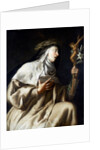 St Teresa of Avila before the Cross, c1621-1663 by Guido Cagnacci