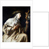 St Teresa of Avila before the Cross, c1621-1663 by Guido Cagnacci