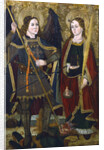 St Michael and Engracia, c1489-c1513 by Juan de la Abadia the Younger