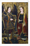 St Michael and Engracia, c1489-c1513 by Juan de la Abadia the Younger