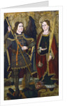 St Michael and Engracia, c1489-c1513 by Juan de la Abadia the Younger