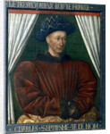 Charles VII of France, 15th century by Jean Fouquet