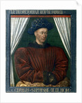 Charles VII of France, 15th century by Jean Fouquet