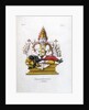 Vishnu, one of the gods of the Hindu trinity (trimurti), c19th century by A Geringer