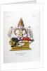 Vishnu, one of the gods of the Hindu trinity (trimurti), c19th century by A Geringer