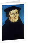 Martin Luther, German Protestant reformer, c1529 by Lucas Cranach the Elder