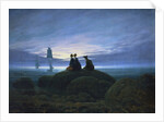 Moonrise over the Sea, 1774 by Caspar David Friedrich