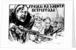 Defence of Petrograd by all our Forces, 1919 by Alexander Apsit