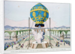 Ascent in captive hot air balloon made by Pilatre de Rozier, Paris, 11 October 1783 by Anonymous