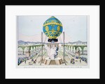 Ascent in captive hot air balloon made by Pilatre de Rozier, Paris, 11 October 1783 by Anonymous