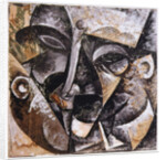 Dynamism of a Man's Head, 1914 by Umberto Boccioni
