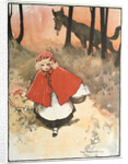 Scene from Little Red Riding Hood, 1900 by Tom Browne