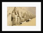 The Great Temple of Abu Simbel, Nubia, Egypt, c1845 by David Roberts