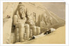 The Great Temple of Abu Simbel, Nubia, Egypt, c1845 by David Roberts