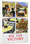 Dig for Victory, propaganda poster for Britain's African colonies, c1940 by Unknown