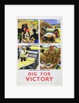 Dig for Victory, propaganda poster for Britain's African colonies, c1940 by Unknown