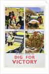 Dig for Victory, propaganda poster for Britain's African colonies, c1940 by Unknown