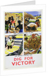 Dig for Victory, propaganda poster for Britain's African colonies, c1940 by Unknown