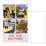 Dig for Victory, propaganda poster for Britain's African colonies, c1940 by Unknown