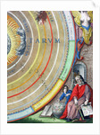 An astronomer, detail from a map of the planets, 1660-1661 by Andreas Cellarius