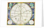 Map charting the movement of the Earth and Planets, 1660-1661 by Andreas Cellarius