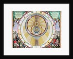 Map showing Tycho Brahe's system of planetary orbits, 1660-1661 by Andreas Cellarius