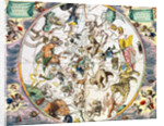 Celestial planisphere showing the signs of the zodiac, 1660-1661 by Andreas Cellarius