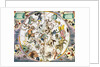 Celestial planisphere showing the signs of the zodiac, 1660-1661 by Andreas Cellarius