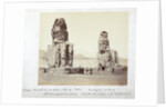 The Colossi of Memnon, Thebes, Egypt, 1862 by Francis Bedford