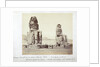The Colossi of Memnon, Thebes, Egypt, 1862 by Francis Bedford