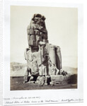 The Vocal Memnon, Thebes, Egypt, 1862 by Francis Bedford