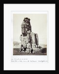 The Vocal Memnon, Thebes, Egypt, 1862 by Francis Bedford