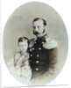 Tsar Alexander II and his daughter Grand Duchess Maria Alexandrovna, late 1850s by Andrei Deniere
