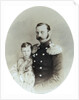Tsar Alexander II and his daughter Grand Duchess Maria Alexandrovna, late 1850s by Andrei Deniere