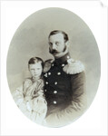Tsar Alexander II and his daughter Grand Duchess Maria Alexandrovna, late 1850s by Andrei Deniere