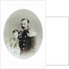 Tsar Alexander II and his daughter Grand Duchess Maria Alexandrovna, late 1850s by Andrei Deniere