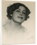 Portrait of the Russian actress Voronets, c1916 by Nikolai Petrov