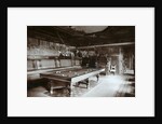The billiard room, Imperial Palace, Bialowieza Forest, Russia, late 19th century by Mechkovsky