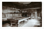 The billiard room, Imperial Palace, Bialowieza Forest, Russia, late 19th century by Mechkovsky