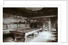 The billiard room, Imperial Palace, Bialowieza Forest, Russia, late 19th century by Mechkovsky