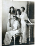 The four daughters of Tsar Nicholas II of Russia, 1910s by K von Hahn
