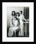 The four daughters of Tsar Nicholas II of Russia, 1910s by K von Hahn
