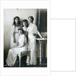 The four daughters of Tsar Nicholas II of Russia, 1910s by K von Hahn