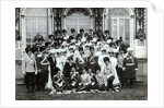 Russian Imperial family outside the Catherine Palace, Tsarskoye Selo, Russia, early 20th century. by K von Hahn