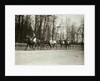 Tsar Nicholas II and Tsarina Alexandra Fyodorovna of Russia in a carriage, early 20th century by K von Hahn