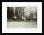 Tsar Nicholas II and Tsarina Alexandra Fyodorovna of Russia in a carriage, early 20th century by K von Hahn