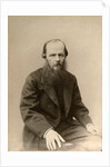 Fyodor Dostoevsky, Russian novelist, c1860-c1881 by Lauffert